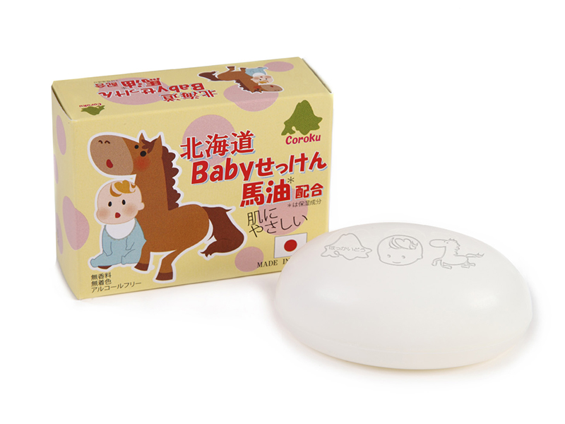 北海道ベビー馬油せっけん